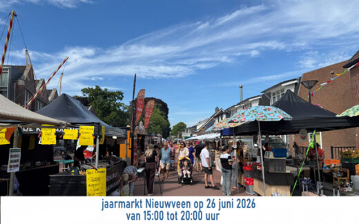 jaarmarkt Nieuwveen 26 juni 2026
