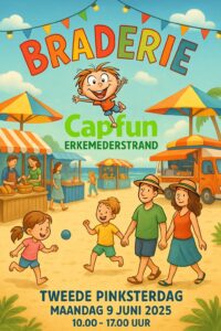 Capfun Erkemederstrand markt 9 juni 2e pinsterdag