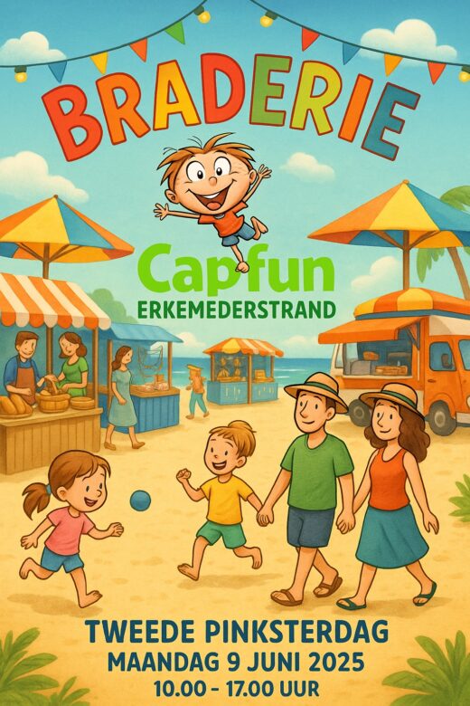 Capfun Erkemederstrand markt 9 juni 2e pinsterdag