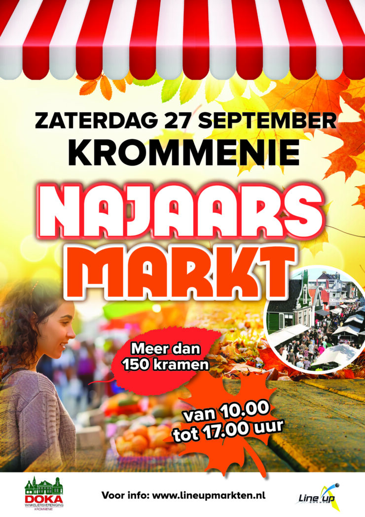 27 september Najaarsbraderie Krommenie