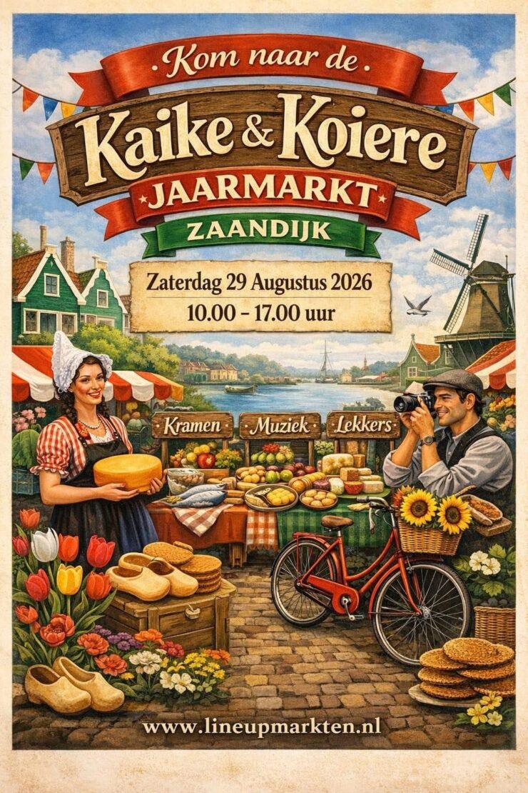Kaike en Koieremarkt te Zaandijk op 29 augustus 2026