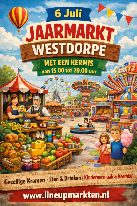 Westdorpe jaarmarkt maandag 6 juli