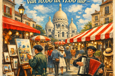 Montmartre in Renesse op 19 juni