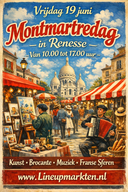 Montmartre in Renesse op 19 juni