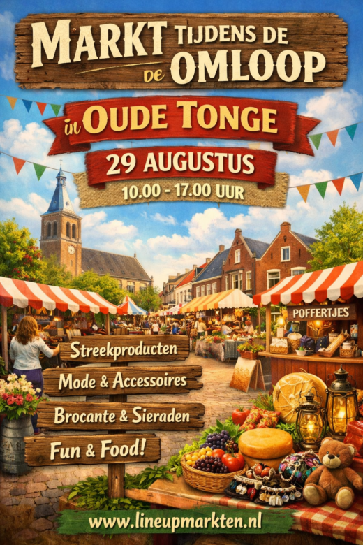 Oude Tonge- jaamarkt de omloop