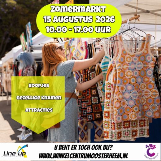 Zomermarkt Zoetermeer op 15 augustus 2026